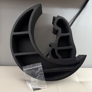 Cat On The Moon Wooden Shelf